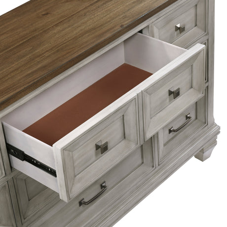 Renton Antique Gray Dresser by Homelegance at Eve Furniture