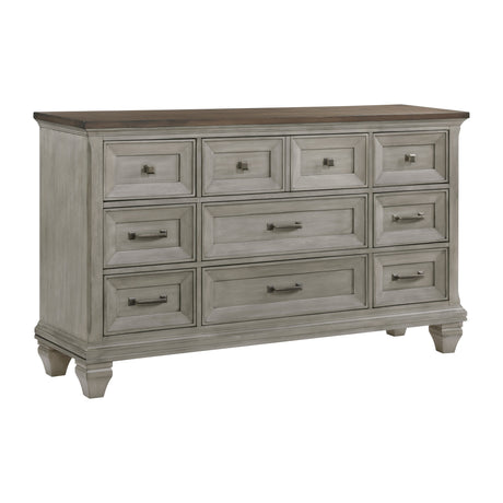 Renton Antique Gray Dresser by Homelegance at Eve Furniture