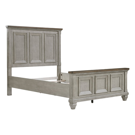 Renton Antique Gray Panel Bedroom Set by Homelegance at Eve Furniture