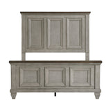 Renton Antique Gray Queen Panel Bed by Homelegance at Eve Furniture