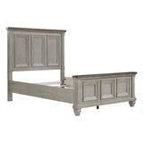 Renton Antique Gray Queen Panel Bed by Homelegance at Eve Furniture