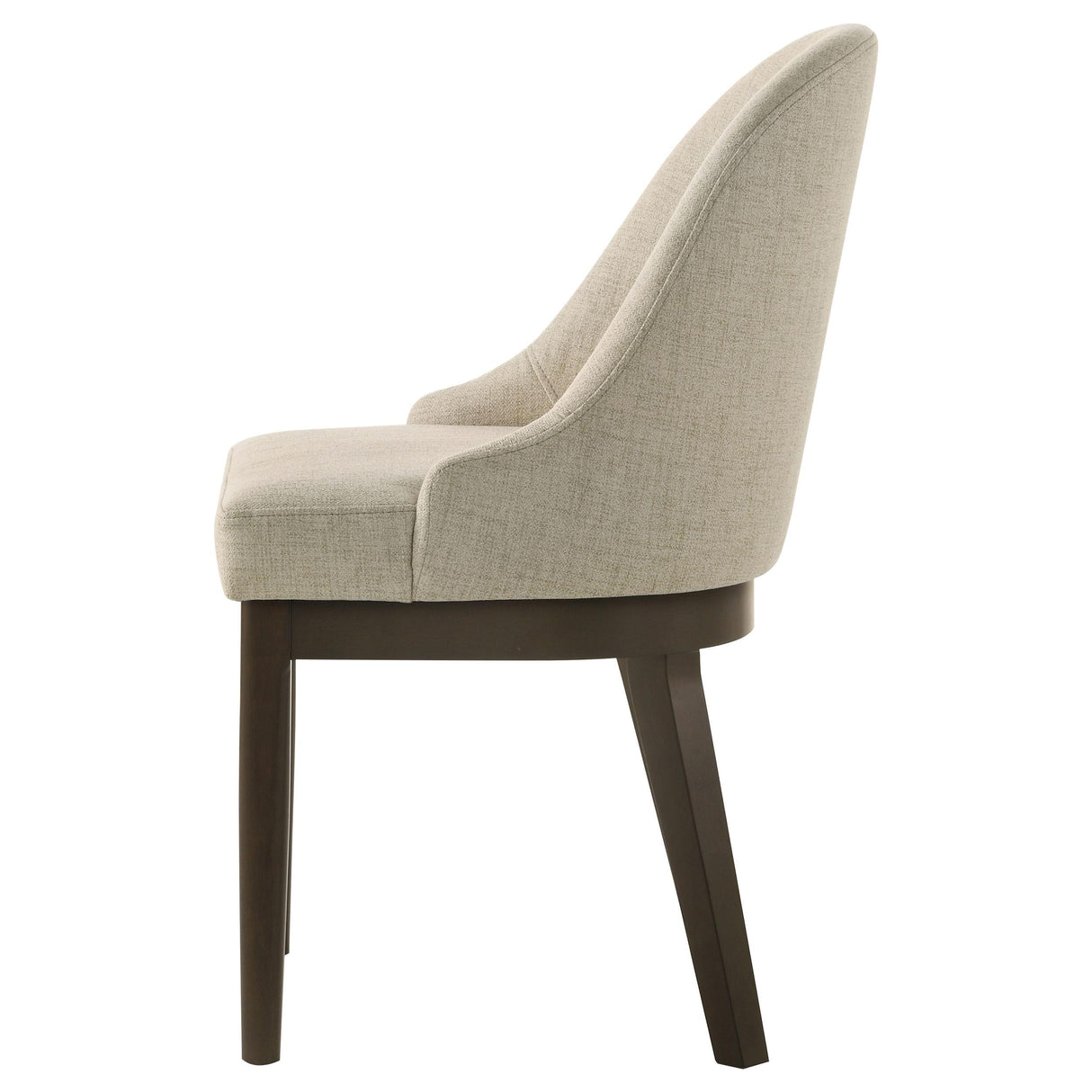 Reseda Oatmeal Upholstered Dining Side Chair, Set of 2 by Coaster at Eve Furniture