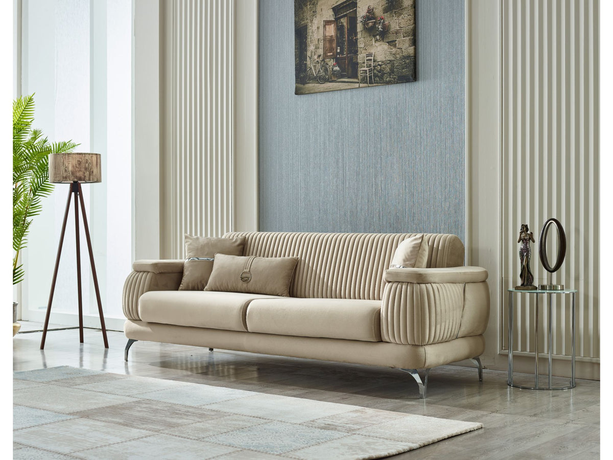 Resital Beige 4-pieces Livingroom Set