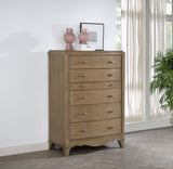 Revello Washed Mango 6-Drawer Chest by Coaster at Eve Furniture