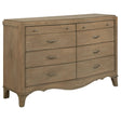 Revello Washed Mango 8-Drawer Dresser by Coaster at Eve Furniture