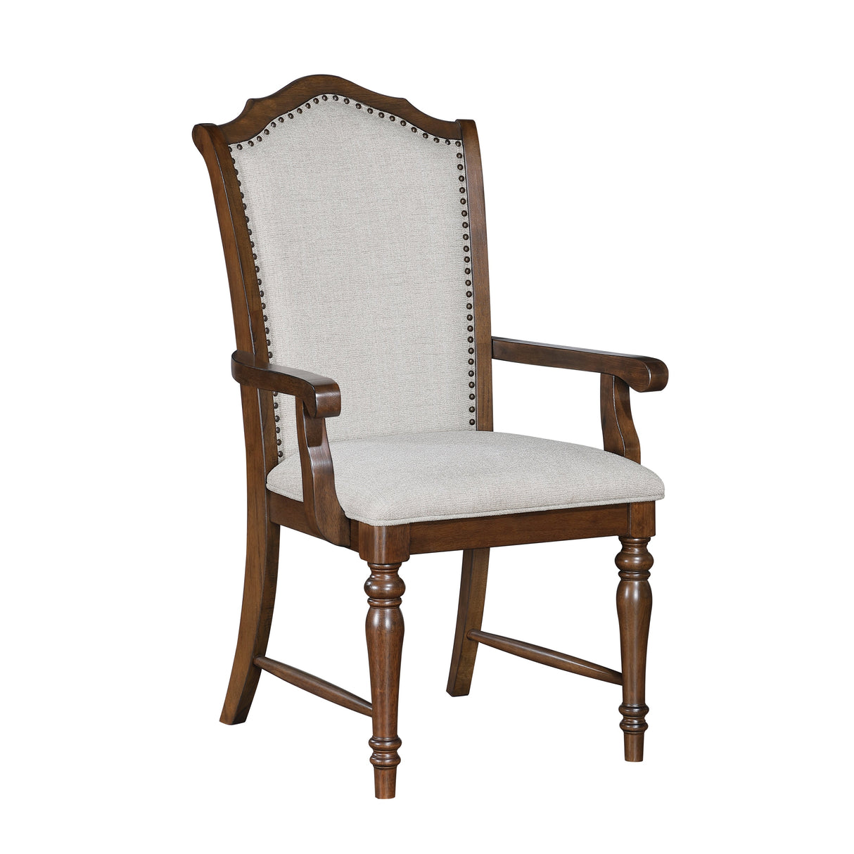 Rexford Cherry Dining Arm Chair, Set of 2 by Homelegance at Eve Furniture