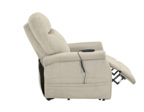 Rhodes Versatile Beige Power Lift Chair by Steve Silver at Eve Furniture