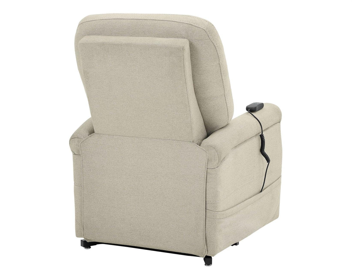 Rhodes Versatile Beige Power Lift Chair by Steve Silver at Eve Furniture