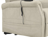 Rhodes Versatile Beige Power Lift Chair by Steve Silver at Eve Furniture