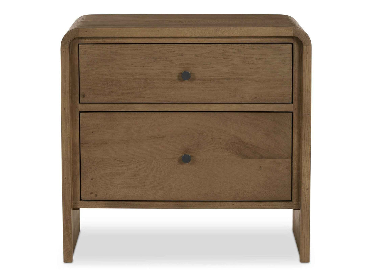 Riley Oak Nightstand by Moe's Home at Eve Furniture