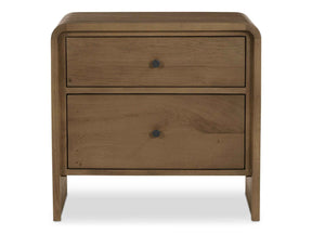 Riley Oak Nightstand by Moe's Home at Eve Furniture