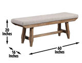 Riverdale Bench by Steve Silver at Eve Furniture
