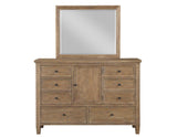 Riverdale Distressed Beveled Edge Mirror by Steve Silver at Eve Furniture