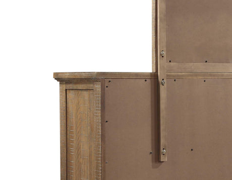 Riverdale Distressed Beveled Edge Mirror by Steve Silver at Eve Furniture