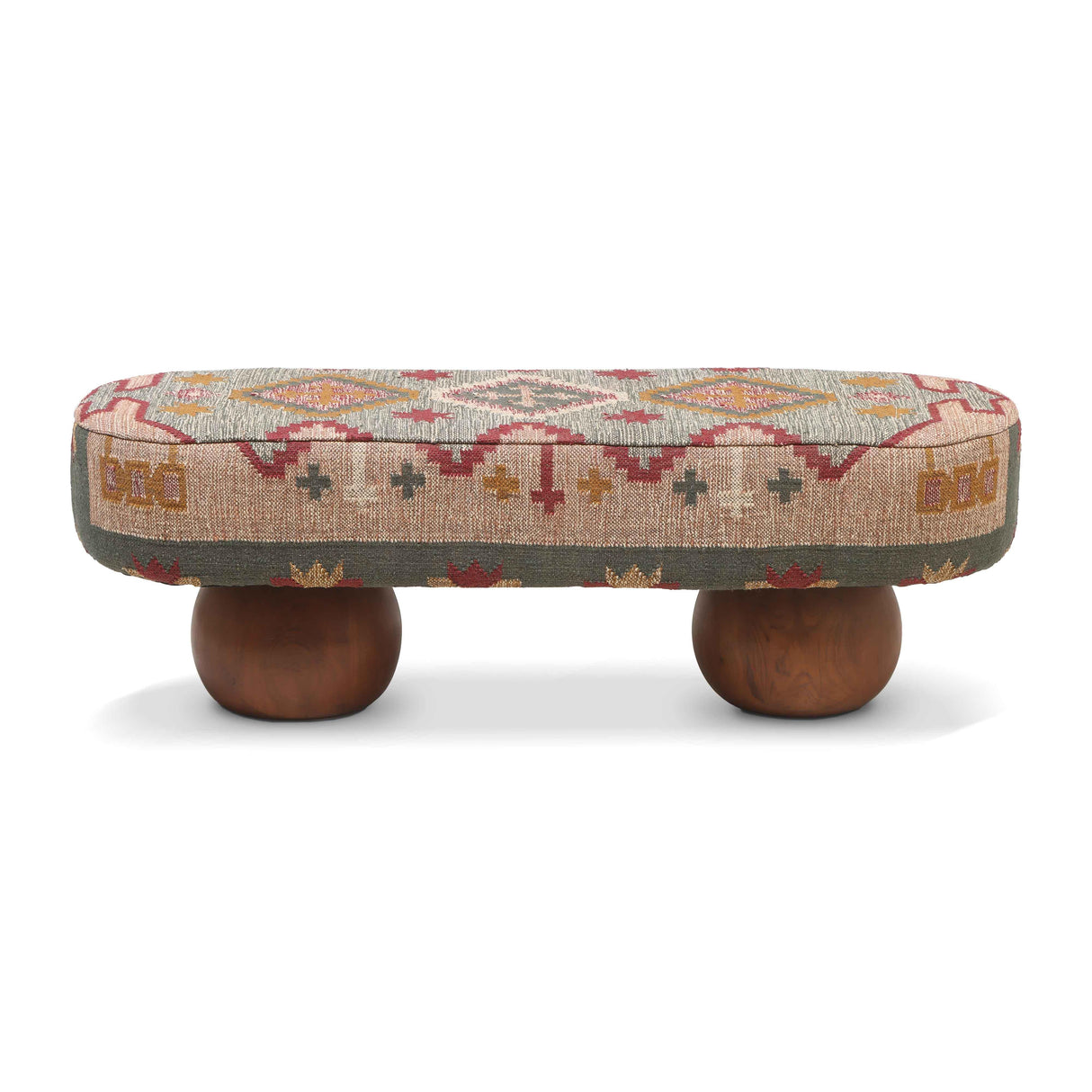 Rizi Textured Wool Upholstered Bench by TOV Furniture at Eve Furniture