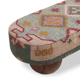 Rizi Textured Wool Upholstered Bench by TOV Furniture at Eve Furniture