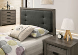 Roanne Gray/Charcoal Twin Bed by Furniture of America at Eve Furniture