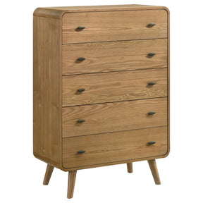 Robyn 5-drawer Bedroom Chest of Drawers Light Ash by Coaster at Eve Furniture