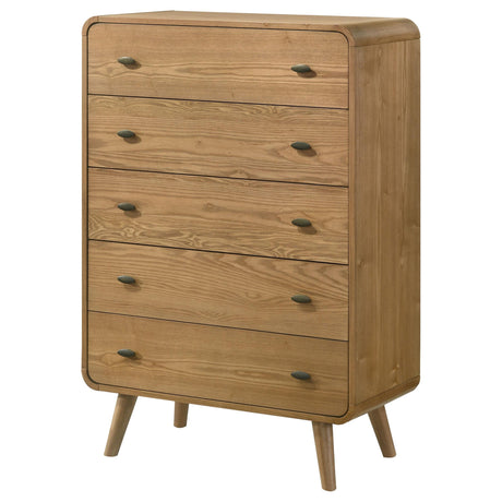 Robyn 5-drawer Bedroom Chest of Drawers Light Ash by Coaster at Eve Furniture