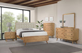 Robyn Light Ash Wood Eastern King Platform Bed by Coaster at Eve Furniture