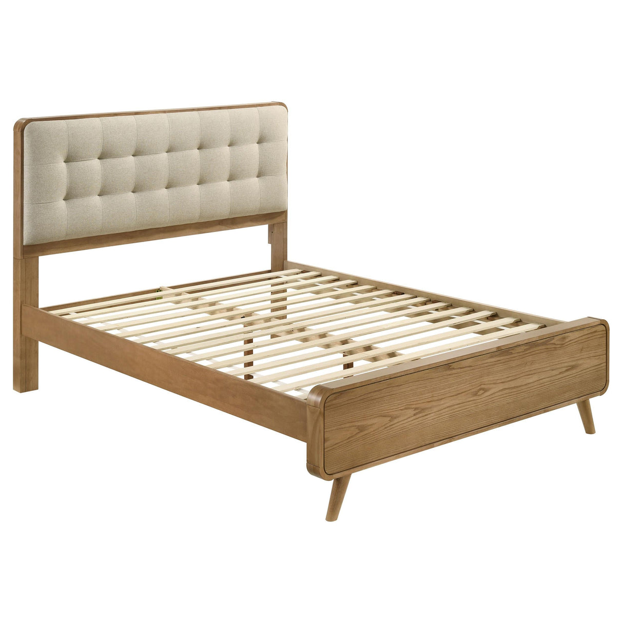 Robyn Light Ash Wood Eastern King Platform Bed by Coaster at Eve Furniture