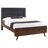 Robyn Dark Walnut Wood Full Platform Bed by Coaster at Eve Furniture