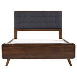 Robyn Dark Walnut Wood Full Platform Bed by Coaster at Eve Furniture