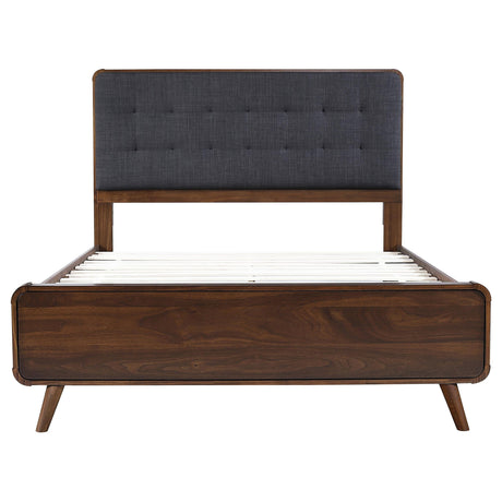 Robyn Dark Walnut Wood Full Platform Bed by Coaster at Eve Furniture