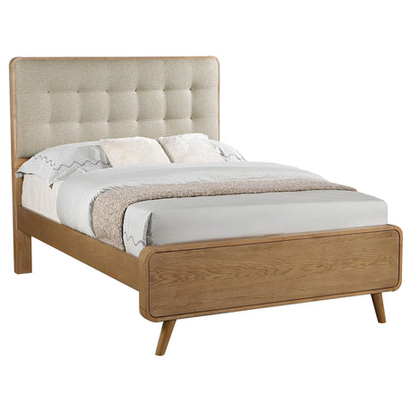 Robyn Light Ash Wood Full Platform Bed by Coaster at Eve Furniture