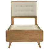 Robyn Light Ash Wood Twin Platform Bed by Coaster at Eve Furniture