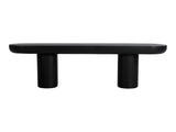 Rocca Black Bench by Moe's Home at Eve Furniture