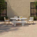 Rocca Cream Dining Table by Moe's Home at Eve Furniture