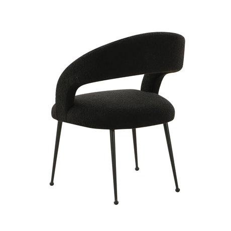 Rocco Performance Boucle Dining Chair by TOV Furniture at Eve Furniture