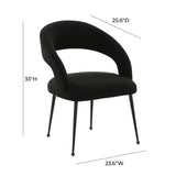 Rocco Performance Boucle Dining Chair by TOV Furniture at Eve Furniture