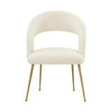 Rocco Performance Boucle Dining Chair by TOV Furniture at Eve Furniture