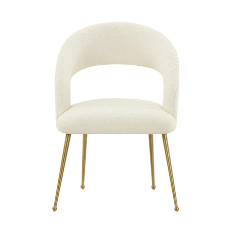 Rocco Performance Boucle Dining Chair by TOV Furniture at Eve Furniture