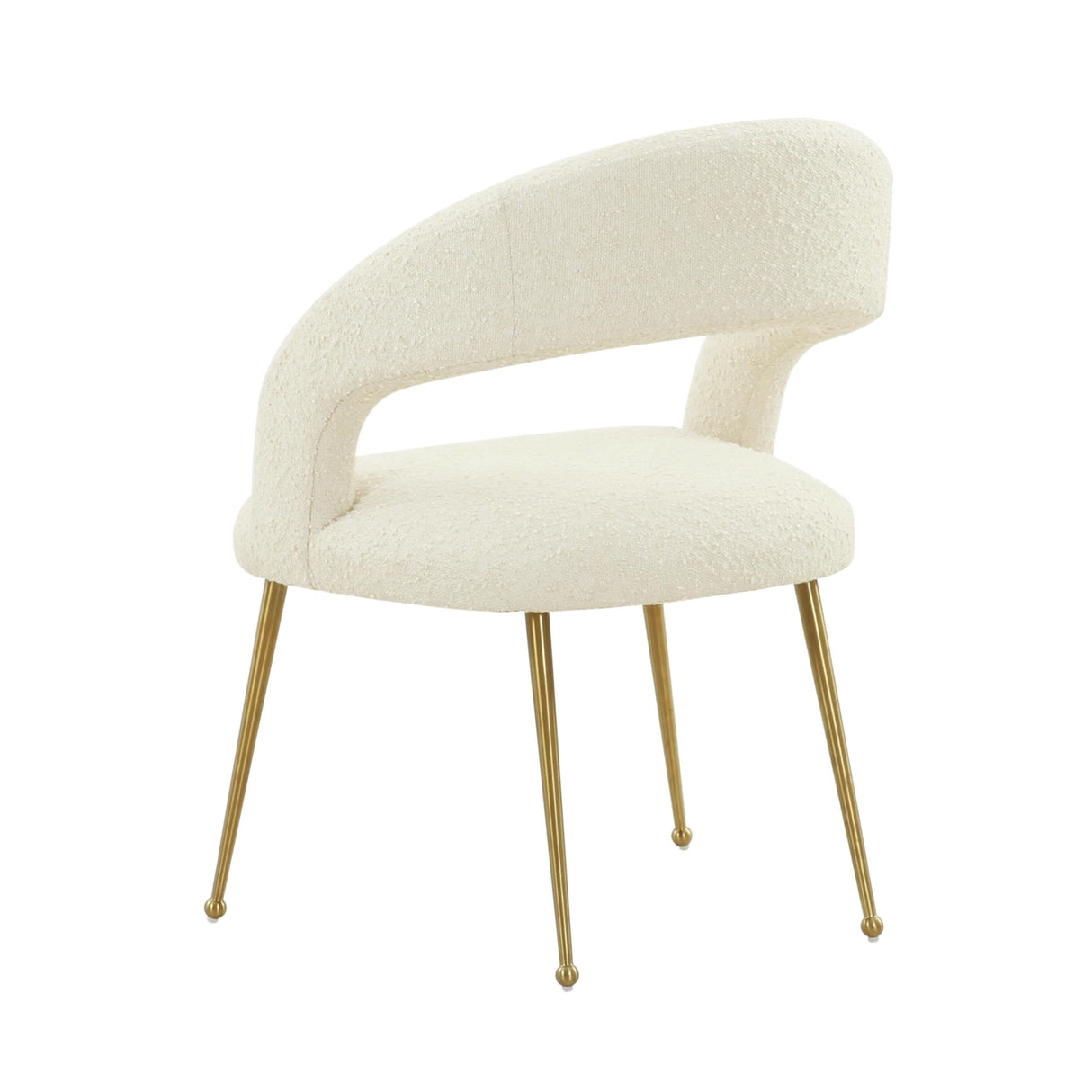 Rocco Performance Boucle Dining Chair by TOV Furniture at Eve Furniture