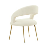 Rocco Performance Boucle Dining Chair by TOV Furniture at Eve Furniture