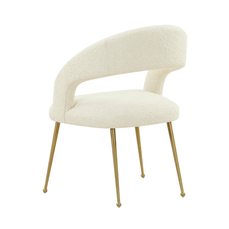 Rocco Performance Boucle Dining Chair by TOV Furniture at Eve Furniture