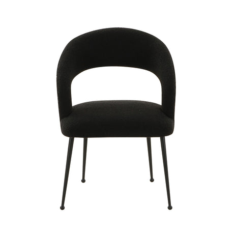 Rocco Performance Boucle Dining Chair by TOV Furniture at Eve Furniture