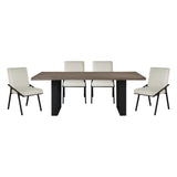 Rochelle Natural Oak Dining Set by Homelegance at Eve Furniture