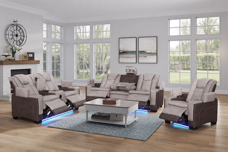 Rodeo 3-Piece Power Reclining Set by Happy Homes at Eve Furniture