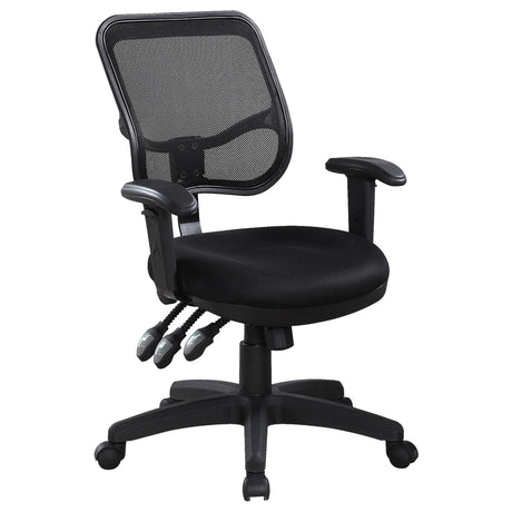 Rollo Black Adjustable Height Office Chair by Coaster at Eve Furniture