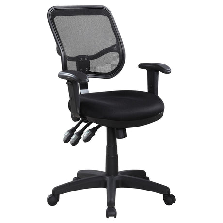 Rollo Black Adjustable Height Office Chair by Coaster at Eve Furniture