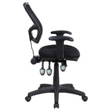 Rollo Black Adjustable Height Office Chair by Coaster at Eve Furniture