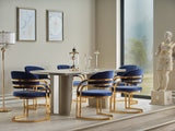 Romans Diningroom (Consol With Mirror & Dining Table & 6 Dining Chair)