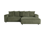Romeo Olive Right Arm Facing (RAF) Sectional by Happy Homes at Eve Furniture