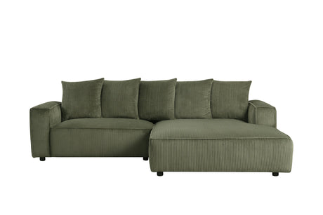 Romeo Olive Right Arm Facing (RAF) Sectional by Happy Homes at Eve Furniture