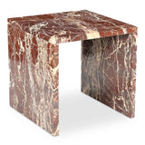 Rosa Rosso Levanto Marble Accent Table by Moe's Home at Eve Furniture