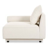 Rosello White Left Arm Facing Chair